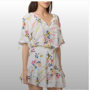 Yumi Kim smocked waist silk dress by Yumi Kim Revolve Size L